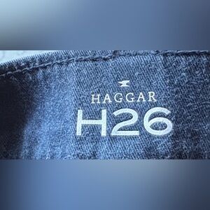 Haggar Dark Blue Straight leg Jeans H26. Size 32X32. MdBlangadesh Cotton